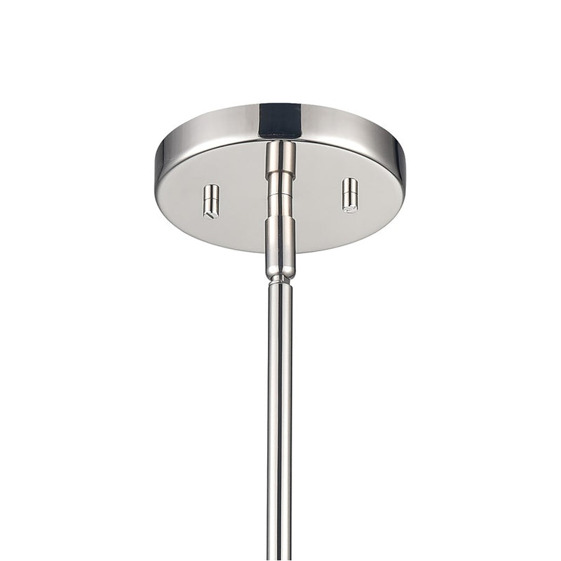 Atlas Lighting Somerville 12'' Wide 1Lt Pendant, Gloss White/White