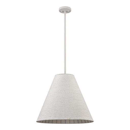 Atlas Lighting Sophie 22'' Wide 3Lt Pendant, White Coral/Off White