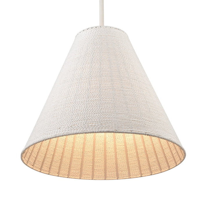 Atlas Lighting Sophie 22'' Wide 3Lt Pendant, White Coral/Off White