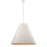 Atlas Lighting Sophie 30'' Wide 4Lt Pendant, White Coral/Off White
