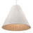 Atlas Lighting Sophie 30'' Wide 4Lt Pendant, White Coral/Off White