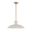 Atlas Lighting Surf 20'' Wide 1Lt Pendant, Textured White/White