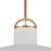 Atlas Lighting Surf 20'' Wide 1Lt Pendant, Textured White/White