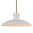 Atlas Lighting Surf 20'' Wide 1Lt Pendant, Textured White/White