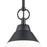Atlas Lighting Sven 12'' Wide 1Lt Pendant, Matte Black/White