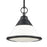 Atlas Lighting Sven 12'' Wide 1Lt Pendant, Matte Black/White
