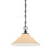 Atlas Lighting Treme 13'' Wide 1Lt Pendant, Espresso/Amber
