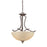 Atlas Lighting Triton 18.25'' Wide 2Lt Pendant, Sable Bronze/Amber