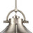 Atlas Lighting Urbanite 13'' Wide 1Lt Pendant, Satin Nickel