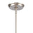 Atlas Lighting Urbanite 13'' Wide 1Lt Pendant, Satin Nickel