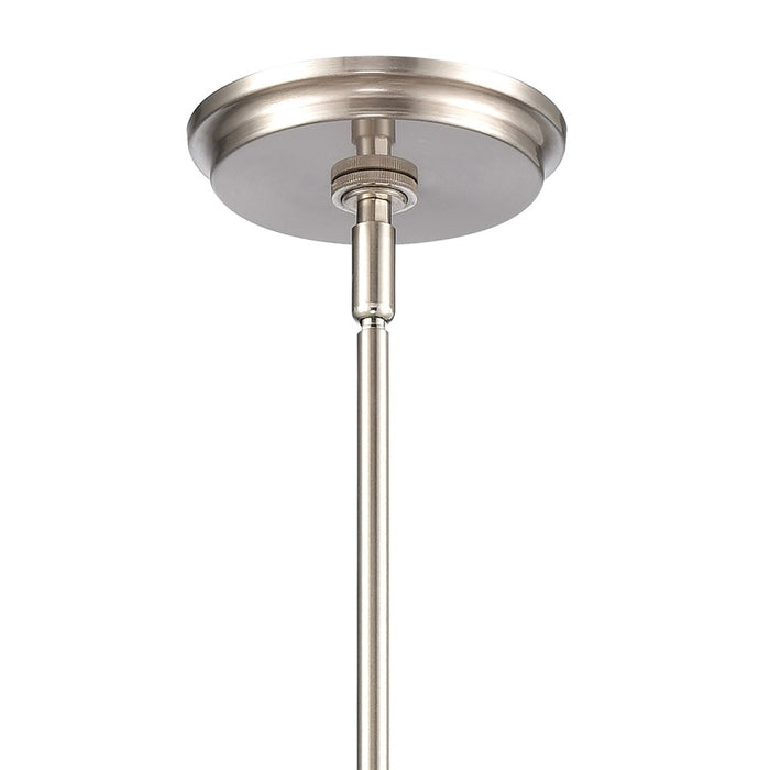 Atlas Lighting Urbanite 13'' Wide 1Lt Pendant, Satin Nickel
