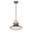 Atlas Lighting Urbanite 13'' Wide 1Lt Pendant, Weathered Zinc/Clear