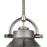 Atlas Lighting Urbanite 13'' Wide 1Lt Pendant, Weathered Zinc/Clear