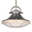 Atlas Lighting Urbanite 13'' Wide 1Lt Pendant, Weathered Zinc/Clear