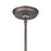 Atlas Lighting Urbanite 13'' Wide 1Lt Pendant, Weathered Zinc/Clear