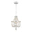 Atlas Lighting Virgin Queen 10'' Wide 1Lt Mini Pendant, White/White