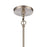 Atlas Lighting White Burlap 14'' Wide 1Lt Pendant, Ocean Blue/White