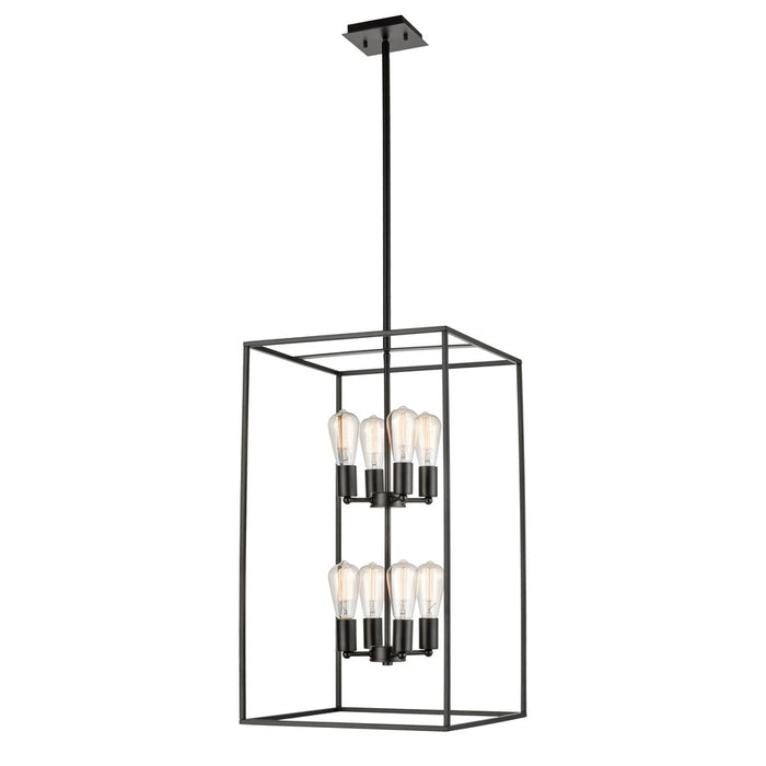Atlas Lighting Williamsport 17''W 8Lt Pendant, Oil Rubbed Bronze