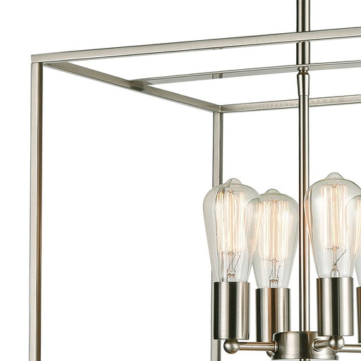 Atlas Lighting Williamsport 17'' Wide 8Lt Pendant, Brushed Nickel