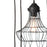 Atlas Lighting Wire 15'' Wide 5Lt Pendant, Oil Rubbed Bronze/Black
