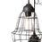 Atlas Lighting Wire 15'' Wide 5Lt Pendant, Oil Rubbed Bronze/Black