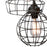 Atlas Lighting Wire 15'' Wide 5Lt Pendant, Oil Rubbed Bronze/Black