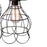 Atlas Lighting Wire 15'' Wide 5Lt Pendant, Oil Rubbed Bronze/Black