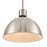 Atlas Lighting Zayne 12'' Wide 1Lt Pendant, Brushed Nickel/Silver