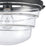 Atlas Lighting Boyer 12'' Wide 1Lt Semi Flush Mount, Black/Clear
