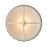 Atlas Lighting Cape May 14''W 1Lt Semi Flush, White Coral/Gray