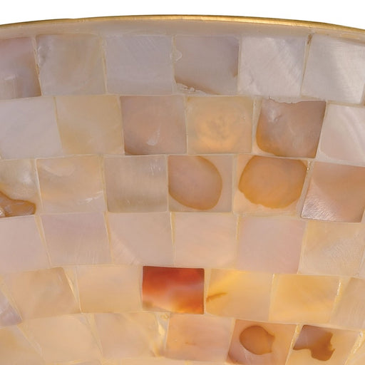 Atlas Lighting Capri 12'' Wide 2Lt Semi Flush Mount, Nickel/White