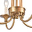 Atlas Lighting Cecil 16'' Wide 4Lt Semi Flush Mount, Natural Brass