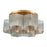 Atlas Lighting Compartir 19'' Wide 7Lt Semi Flush Mount, Nickel