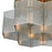 Atlas Lighting Compartir 19'' Wide 7Lt Semi Flush Mount, Nickel