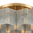 Atlas Lighting Compartir 19'' Wide 7Lt Semi Flush Mount, Nickel