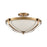 Atlas Lighting Connelly 23''W 4Lt Semi Flush Mount, Natural/White