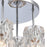 Atlas Lighting Forma de Crystal 13.75''W 4Lt Semi Flush, Chrome