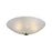 Atlas Lighting Fusion 12'' Wide 2Lt Semi Flush Mount, Nickel/White