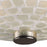 Atlas Lighting Fusion 12'' Wide 2Lt Semi Flush Mount, Nickel/White