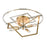 Atlas Lighting Geosphere 18'' Wide 4Lt Semi Flush Mount, Nickel