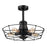 Atlas Lighting Glendora 20'' Wide 5Lt Semi Flush Mount, Iron Black