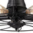 Atlas Lighting Glendora 20'' Wide 5Lt Semi Flush Mount, Iron Black