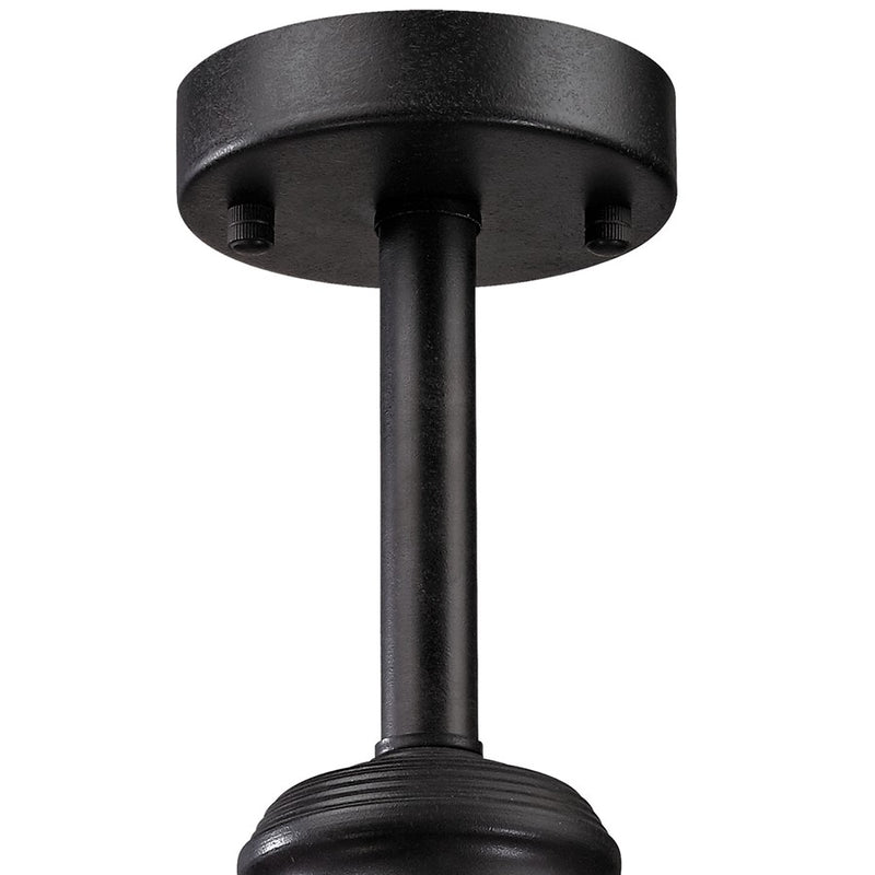 Atlas Lighting Glendora 20'' Wide 5Lt Semi Flush Mount, Iron Black