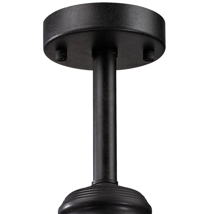 Atlas Lighting Glendora 20'' Wide 5Lt Semi Flush Mount, Iron Black
