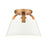Atlas Lighting Jepson 9.5'' Wide 1Lt Semi Flush Mount, White/Gold