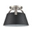 Atlas Lighting Jepson 9.5'' Wide 1Lt Semi Flush Mount, Black/Black