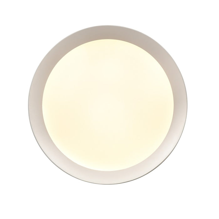 Atlas Lighting Nancy 11.75'' Wide LED Semi Flush Mount, White/White