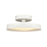 Atlas Lighting Nancy 13.75'' Wide LED Semi Flush Mount, White/White