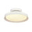 Atlas Lighting Nancy 13.75'' Wide LED Semi Flush Mount, White/White