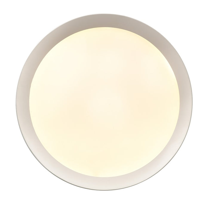 Atlas Lighting Nancy 13.75'' Wide LED Semi Flush Mount, White/White